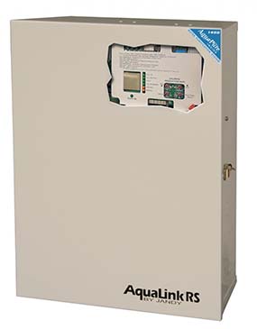 Swimming pool power center panel manufactured by Jandy