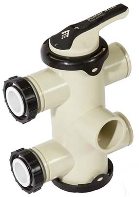 FullFlo swimming pool backwash valve manufactured by Pentair