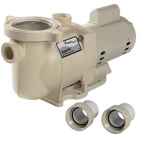 SuperFlo high efficiency swimming pool pump manufactured by Pentair